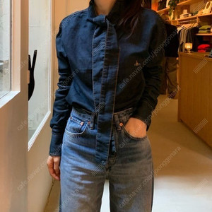 비비안 웨스트우드 데님 셔츠 스트랩 S 새상품