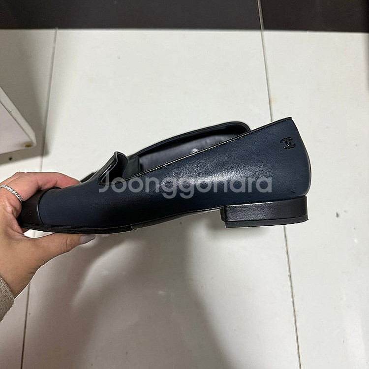 샤넬 네이비 로퍼 35 (정품)--2