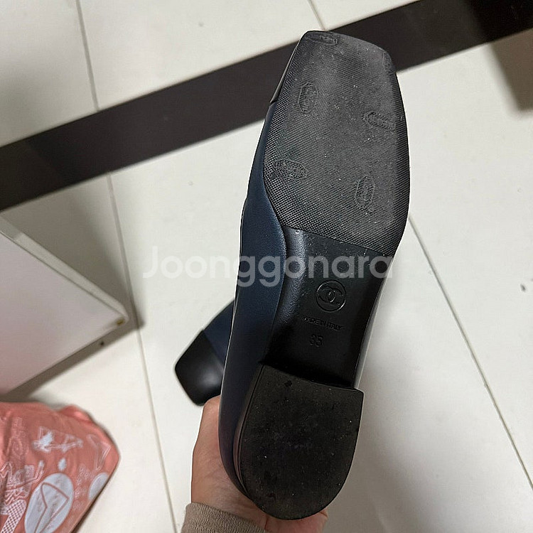 샤넬 네이비 로퍼 35 (정품)--3