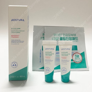[ 택포 ] 에스트라 에이시카 크림 60ml+20ml 총80ml +진정패드