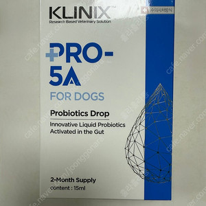 클리닉스 PRO-5A 생유산균 강아지용 15ml