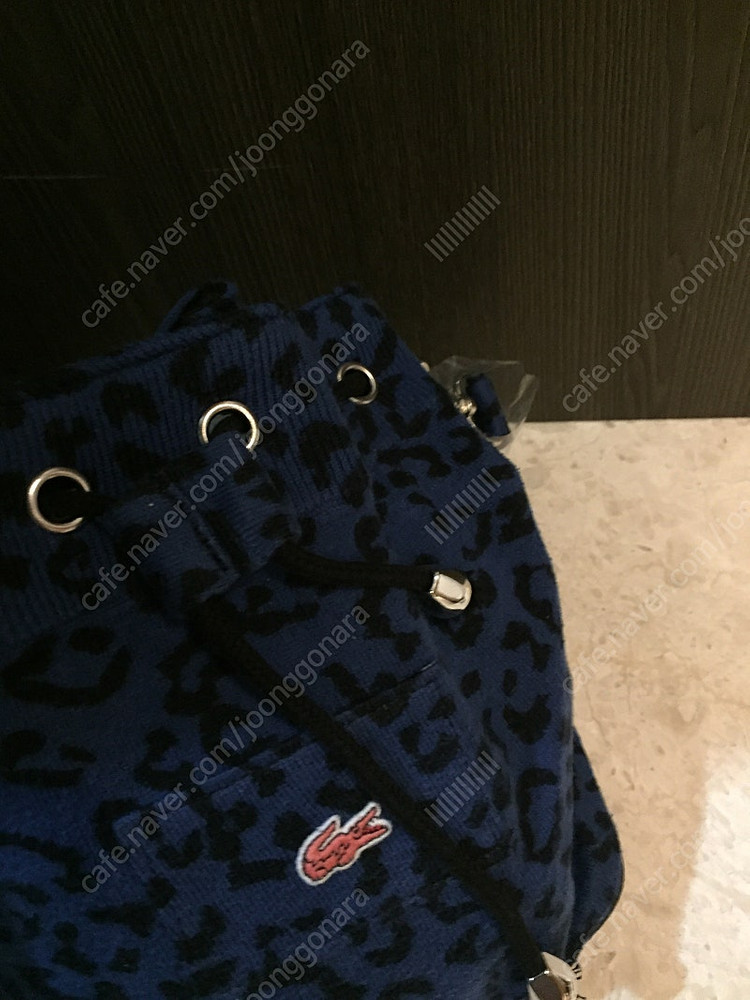 LOCOSTE 라코스테 커스텀 복조리 백 가방 호피--2