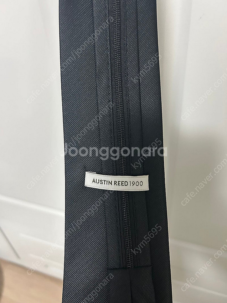 남성 검정 블랙 넥타이 새상품급 택포--2