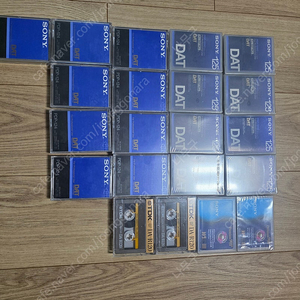 소니 미개봉 DAT 테이프 이미지