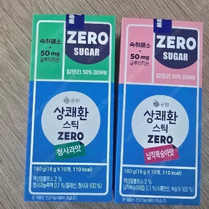 상쾌환 스틱 제로 (납작복숭아/청사과) 120개(10포 × 12박스) 단위 판매
