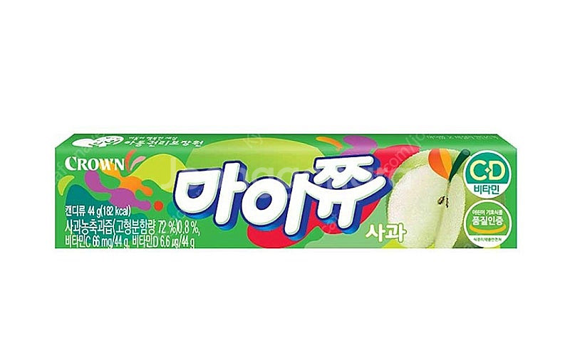 (칼답)gs25 마이쮸사과&새콤달콤 800원--0