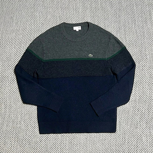 Lacoste 라코스테 울 컬러블럭 라운드 니트 판매합니다