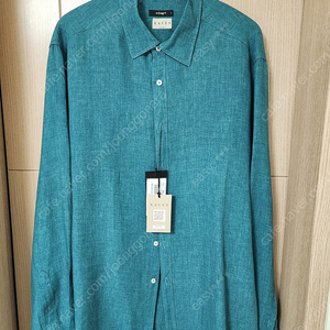 [L]알레그리 24ss XACUS LINEN 솔리드 셔츠 그린 새상품