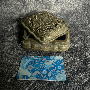 빈티지 신주 황동 보석함 향로 향합 장식품 팝니다