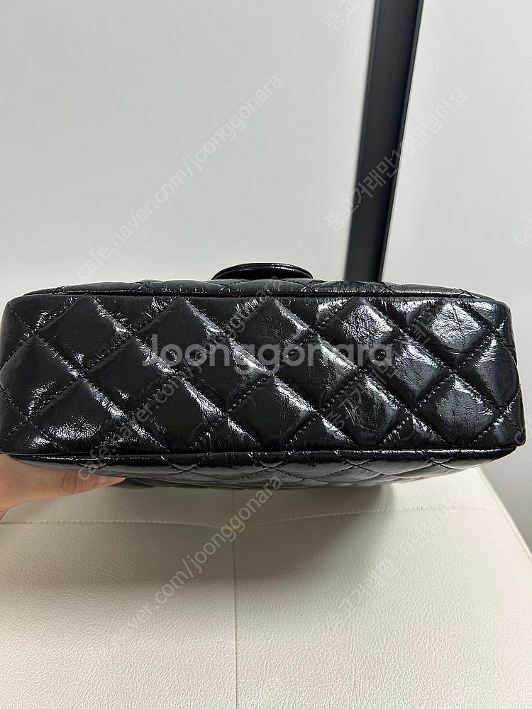 샤넬 시즌 호보백 미듐 블랙 (샤넬 웨이비백)--4