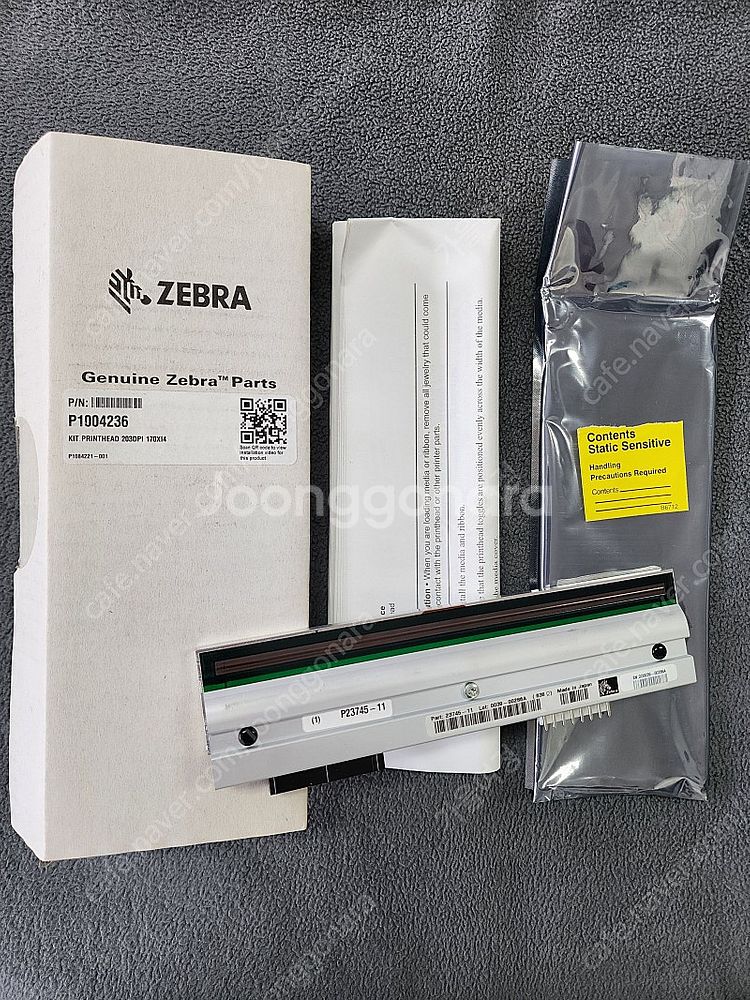 지브라 라벨프린터 일본 정품 170XI4 열전 사 프린트 헤드 203DPI Zebra 바코드 P1004236 팝니다...--0