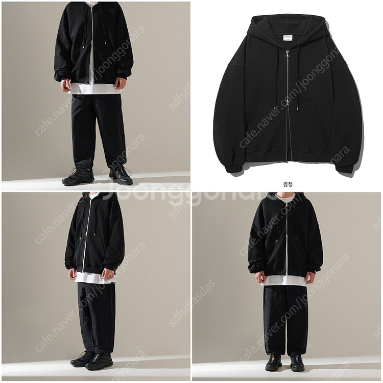 [퍼스텝] 마운트업 헤비 후드집업 xl (남여공용,헤비...--2