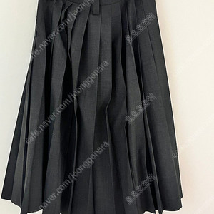 디애퍼쳐 the aperture 70s Pleated Skirt - Grey msize