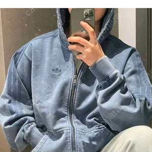 아디다스 워싱 후드 집업 2xl 110