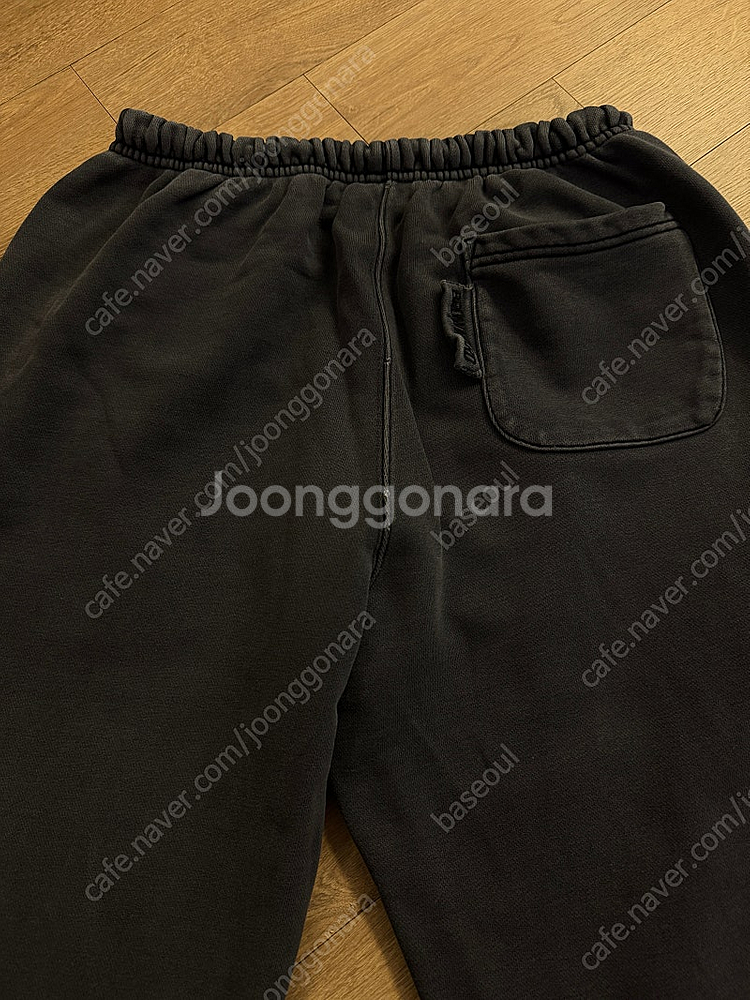 브라운야드 워시드 스웻 셋업 4사이즈 블랙 BROWNY...--2