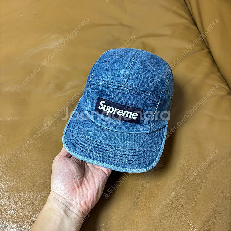 Supreme 슈프림 데님 캠프캡 모자 (Washed ...--1