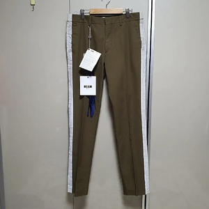 MSGM 라인배색 팬츠(사이즈48, 31~32인치정도),미사용//무배4만원