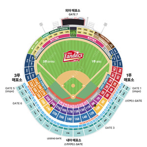 9/23 금 SSG 랜더스 vs 기아 타이거즈 노브랜드테이블석 2연석