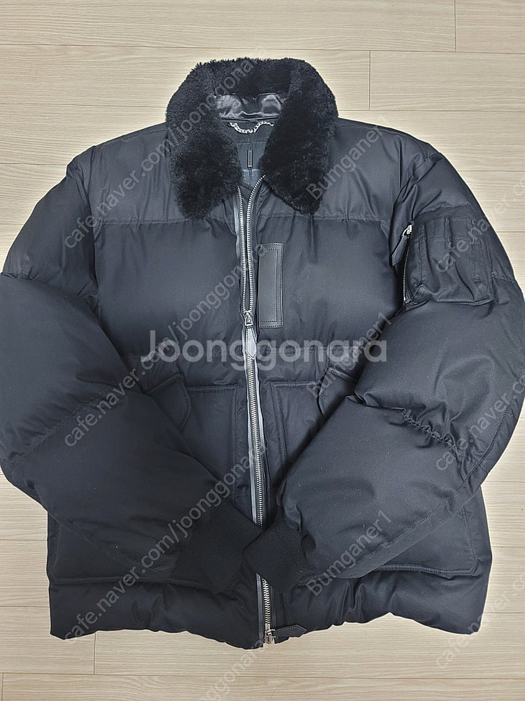[XL] 버버리 스탠리 패딩 블랙--1