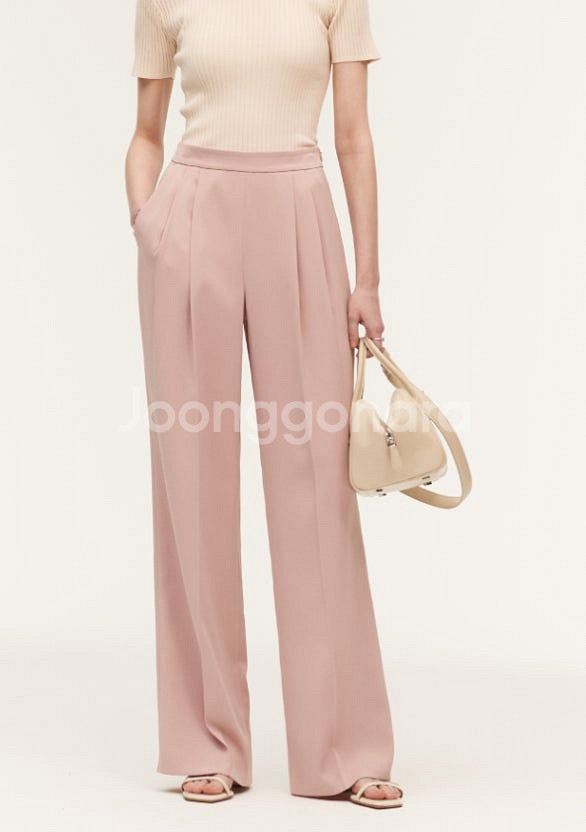 sie 시에 아방 와이드 트라우저 / 핑크 XS--0