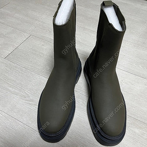 영국직구 asos 카키색 ASOS DESIGN 하이 첼시 부츠 판매합니다