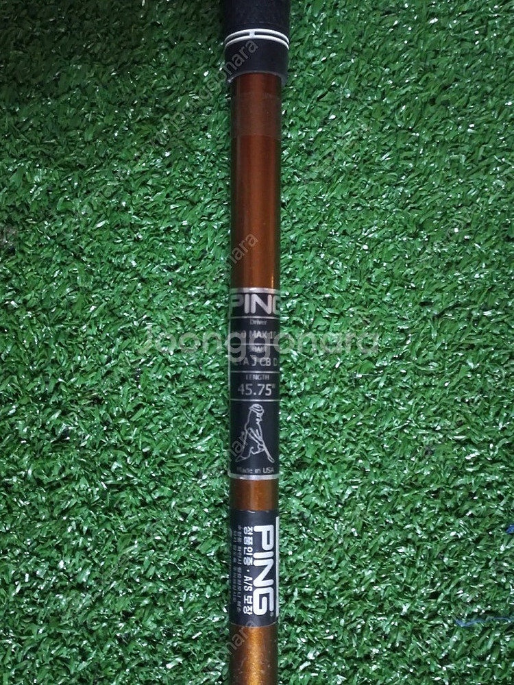 컨디션 좋은 핑(G400 MAX) JCB 모델이고 강도는 S/SR-FLEX 샤프트 2종입니다. --0