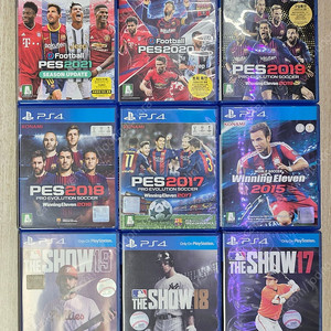 pes 2020 2019 2018 2017 2015 MLB 더쇼 19 18 17