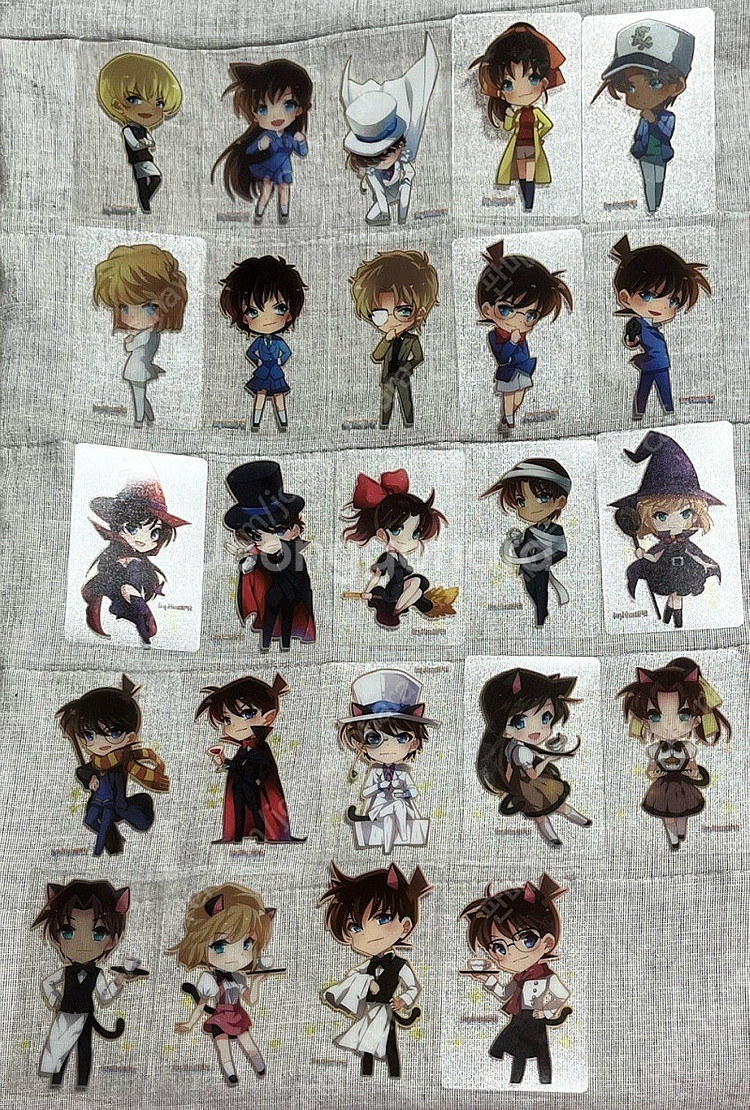 명탐정코난 클리어 투명 포카 카드 세트 판매--0