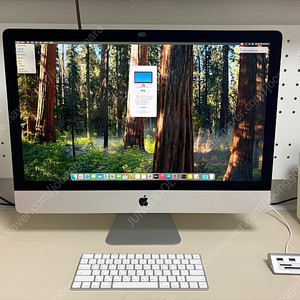[판매] 아이맥 27인치 2019 3 GHz 6코어ntel Core i5 S급