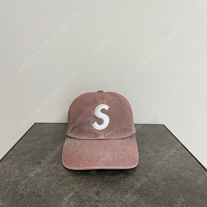 슈프림 피그먼트 워시드 러스트 에스로고 S로고 볼캡 모자