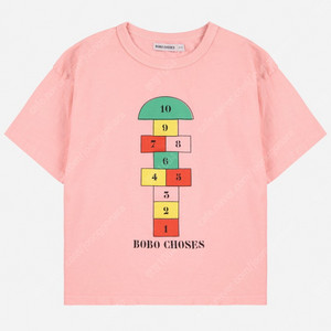 (새상품, 정품) 25aw 보보쇼즈 hopscotch 티셔츠 4/5, 6/7, 8/9, 12/13