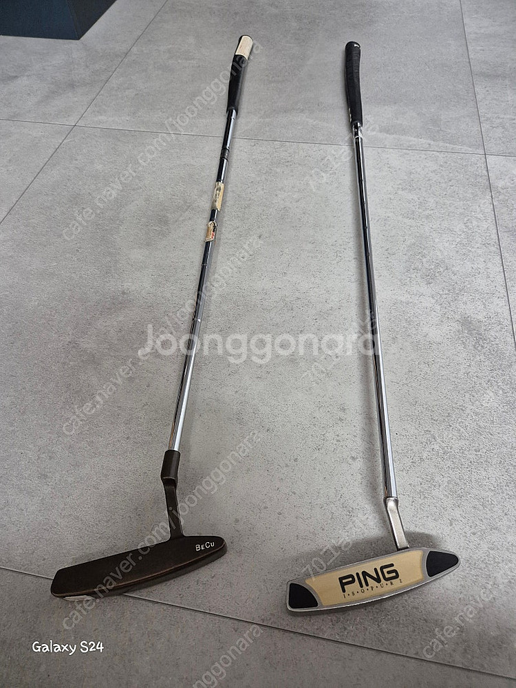 골프 핑 클레식한 황동 퍼터 34인치 33인치 5만원 오디세이 33인치 퍼터 4만원 경기도 죽전동--3