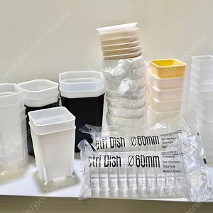 화분 모음 + 저면관수화분 + 페트리접시 60mm