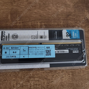 미사용 에센코어 Klevv DDR4 3200 32GB