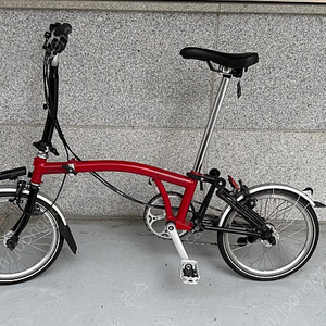 브롬톤 자전거 M6L 하우스 레드 x 블랙