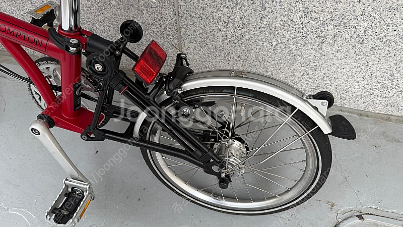 브롬톤 자전거 M6L 하우스 레드 x 블랙--1