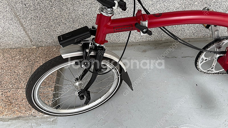 브롬톤 자전거 M6L 하우스 레드 x 블랙--2