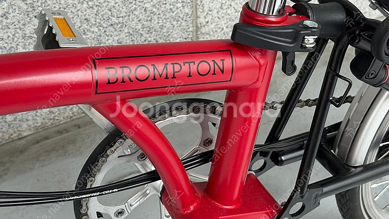 브롬톤 자전거 M6L 하우스 레드 x 블랙--9
