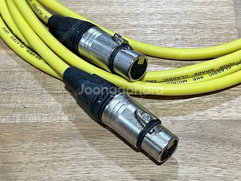 케이블 팝니다 / Van Damme 2M XLR(캐넌 암) -> XLR (캐넌 수) / 2개 1세트 9만 (택포) ...--1