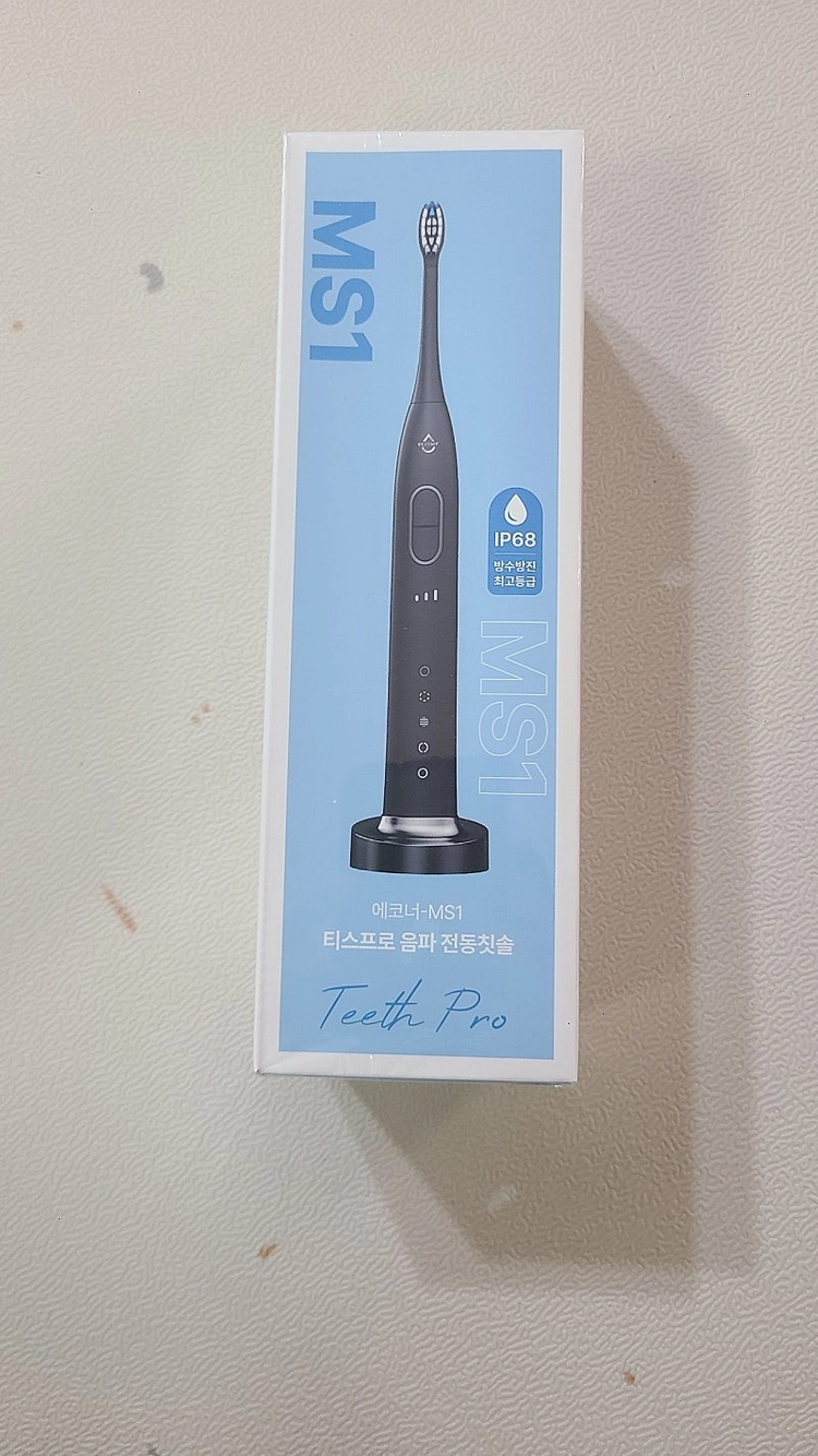 (미개봉)에코너 MS1 티스프로 음파 전동 칫솔 새상품 이미지