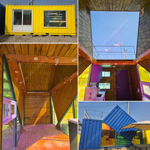 3x6 아지트 공간 세컨하우스 캠핑 개조 칼라 컨테이너 5종 중고판매