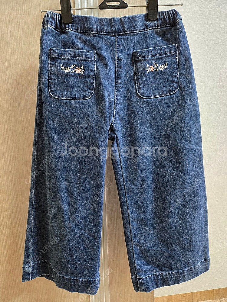 슈슈앤크라 자수데님바지--0