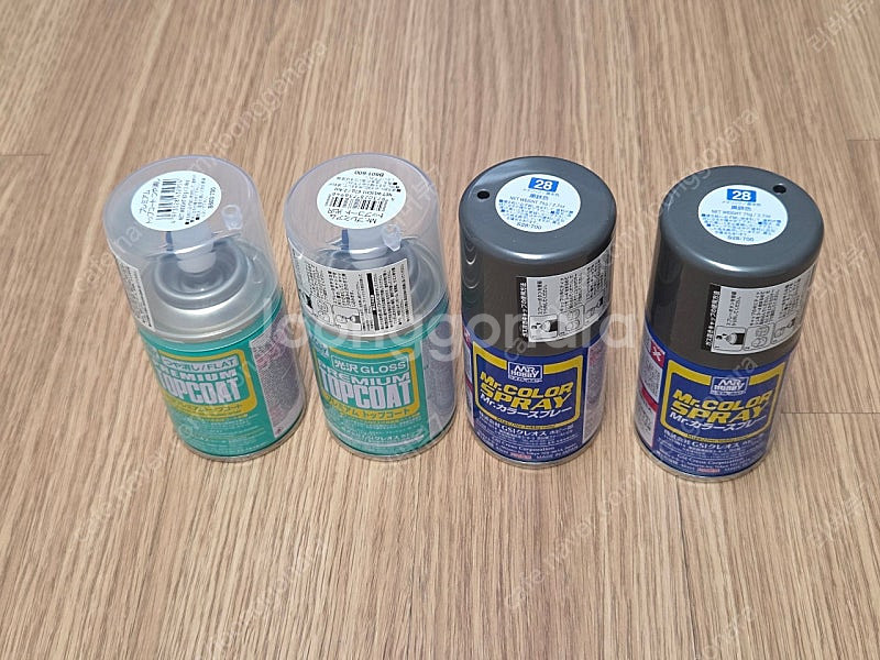 (택포) 미스터하비 군제 탑코트 무광, 유광 마감재(마감제) 미개봉--1