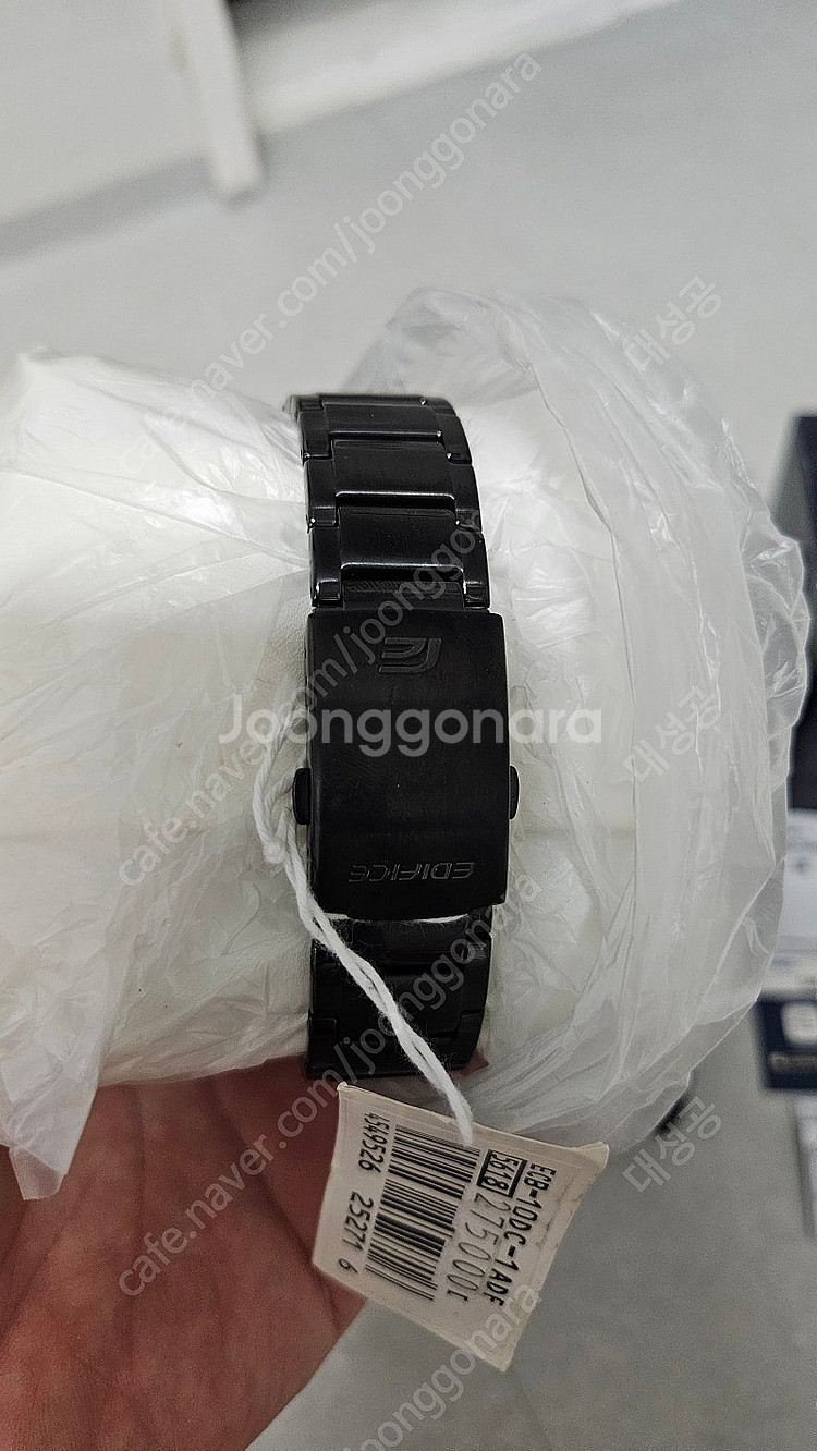 [새제품] 국내 정발 카시오 에디피스 블루투스 메탈 시계--4