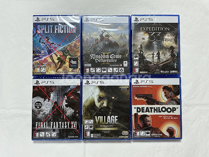 [미개봉] PS4 PS5 게임 타이틀 팝니다! (디럭스...--3