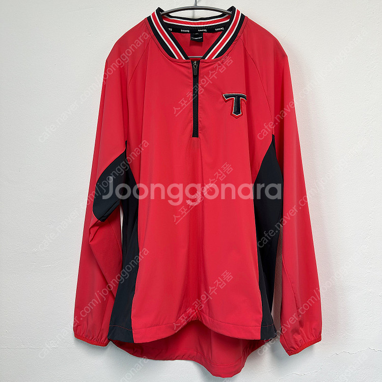 레어희귀매물)) 기아타이거즈 선수지급용 야구 어센틱 긴팔 바람막이 웜업 KIA TIGERS 타이거즈 야구웜업 야구바...--8