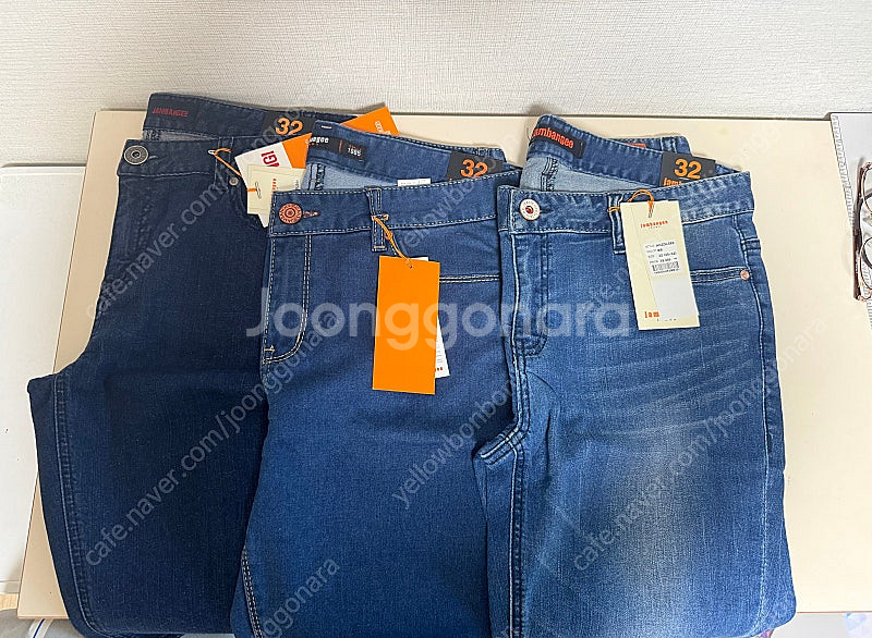 잠뱅이 5부 청바지 5장 32사이즈 새상품 일괄팝니다(5벌택포1.8만)--1