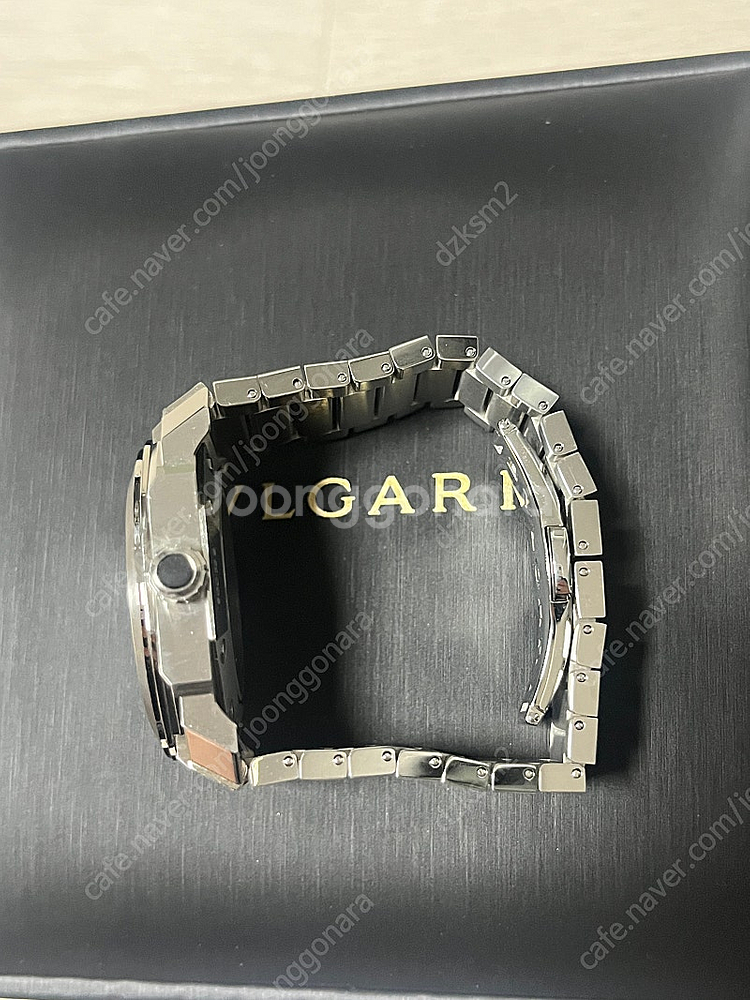 불가리 옥토 솔로템포 38mm 청판 가죽줄 포함 24.7 스탬핑--4