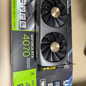 zotac 조택 rtx4070super 팝니다.