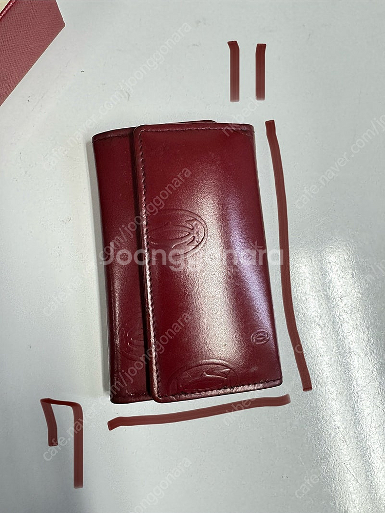 CARTIER 까르띠에 정품 키홀더 빈티지 지갑 키지갑--9